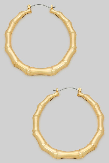 Bamboo Hinge Hoops