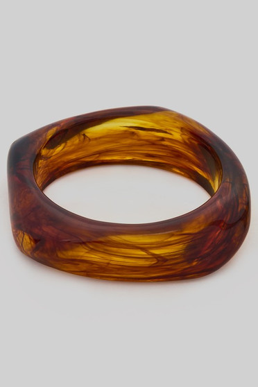 Bold Marble Acrylic Bangle