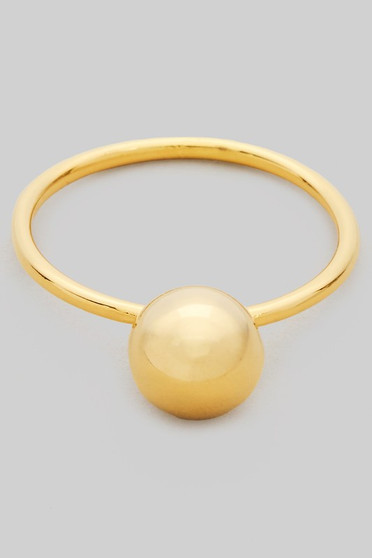 Brass Ball Ring