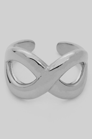 Chubby Infinity Brass Ring