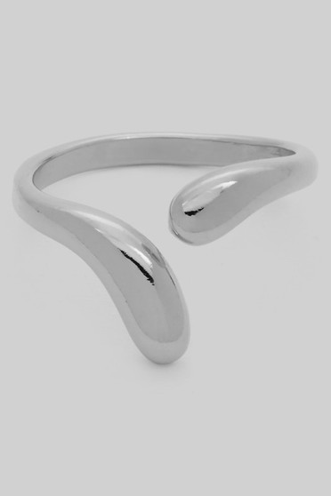 Brass Split Ring With Curved Ends