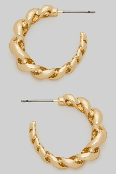 Lavish Chain Link Hoops