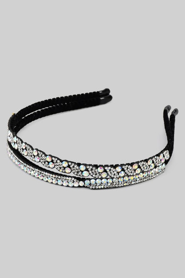 Two Piece Rhinestone Headband Set