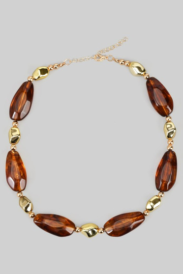 Chunky Acrylic Resin Necklace