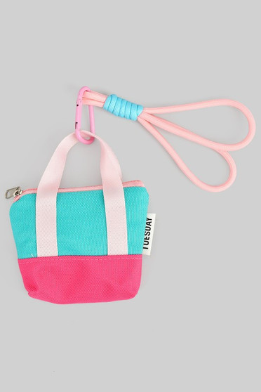 Mini Tote Bag Charm Keychain