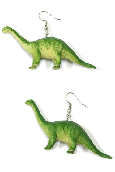 Dinosaur Dangling Earrings.