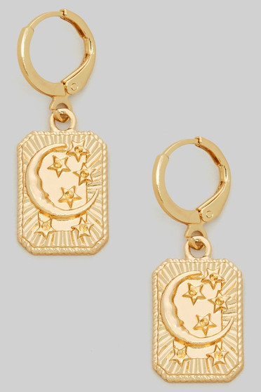 Textured Moon And Star Huggies