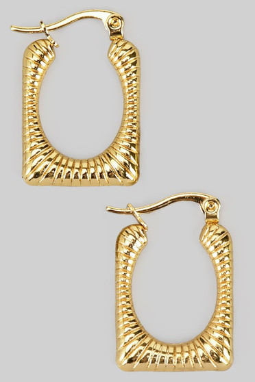 Stainless Rectangular Round Pressed Hoops