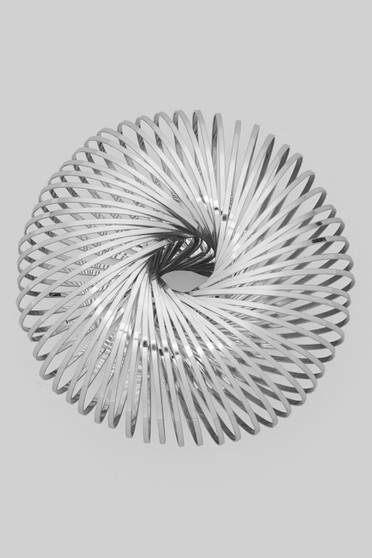 Wider Steel Spring Coil Bracelet