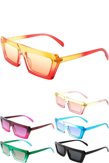 Retro Square Frame Sunglasses