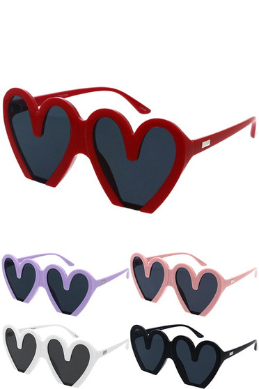 Heart Frame Assorted Sunglasses