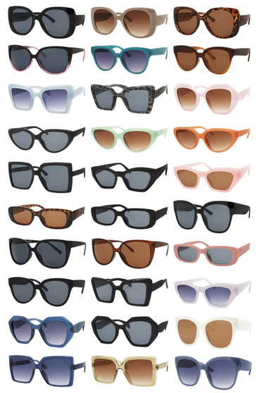 Stylish 36 Piece Sunglass Assortment