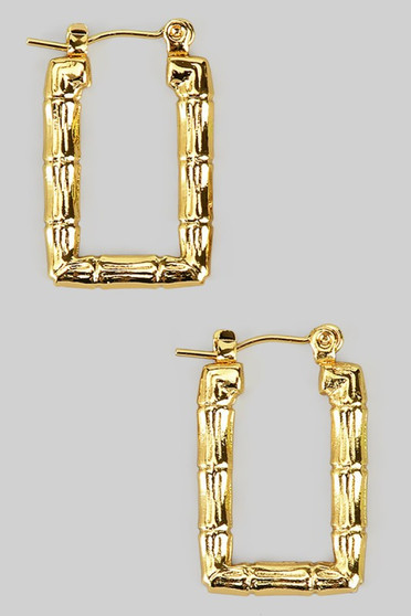Stainless Steel Rectangular Bamboo Hoops