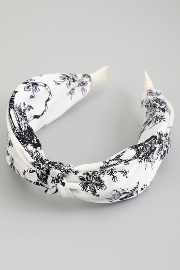 Floral Printed Knot Headband