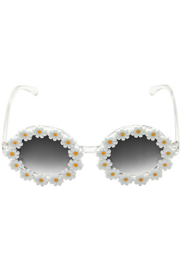 Daisy Frame Round Sunglasses.