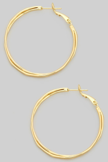 Double Edged Brass Hoops