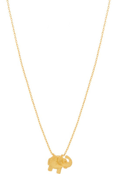 Dainty Elephant Pendant Necklace - #N9310