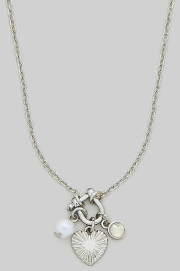 Horsebit Carabiner Recon Heart Ac Necklace