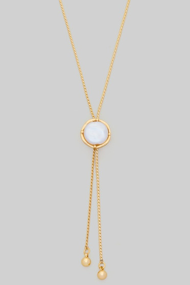 Fresh Water Pearl Bolo Necklace
