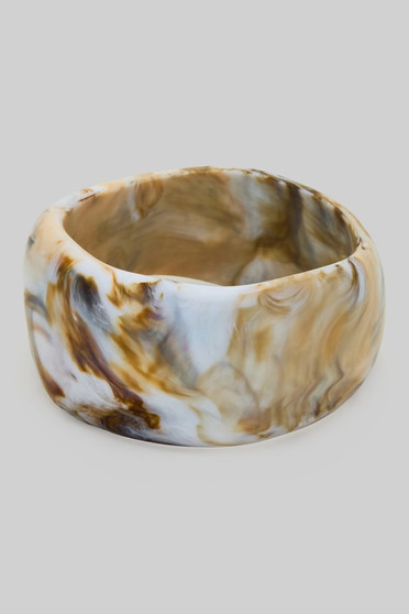 Acrylic Resin Bangle Bracelet