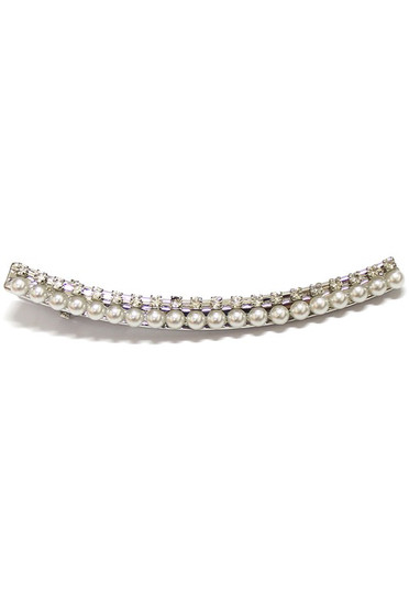 Pearl And Pave Hair Clip