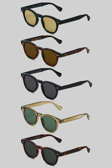 Assorted Dozen Classic Style Sunglasses