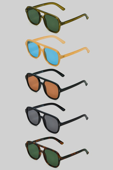 Assorted Dozen Of Aviator Style Sunglasses