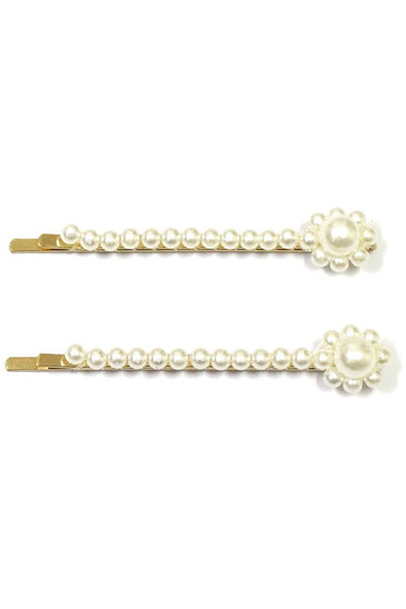 Pearl Flower Hair Pin Set