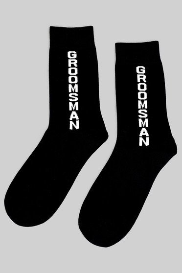 Groomsman Embroidered Ankle Socks