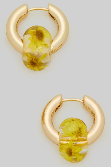 Flower Resin Hoops