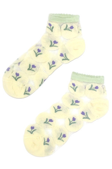 Tulip Lace Ankle Socks
