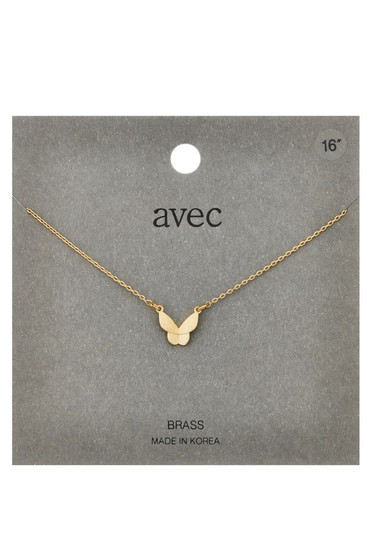  Butterfly Pendant Necklace. 