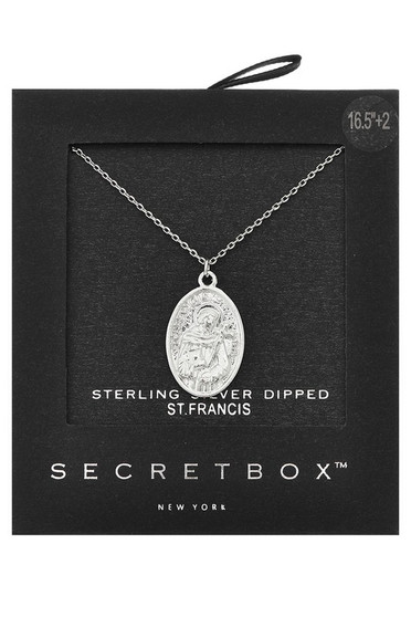 Gold Dipped St.Francis Necklace. 