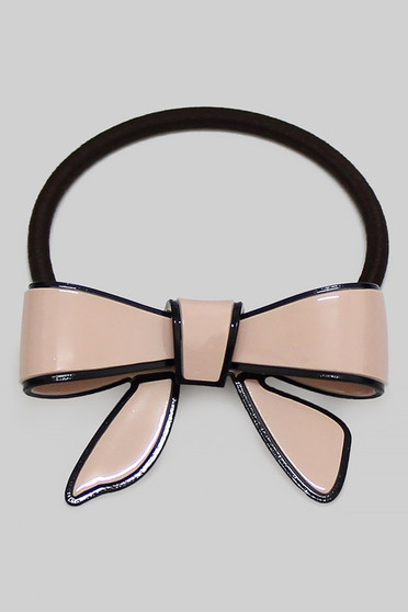 Acrylic Bow Hair Tie
