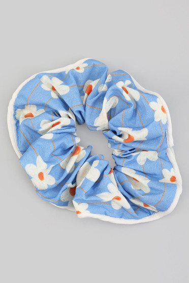 Fun Floral Print Hair Scrunchie