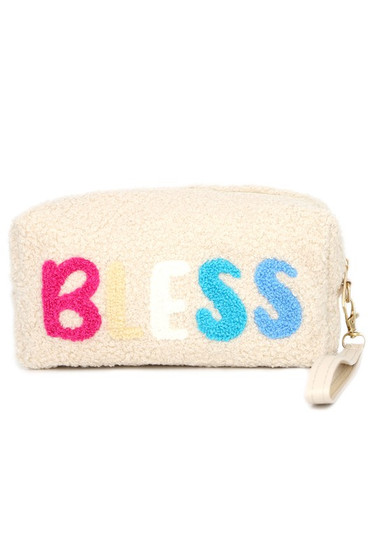 Bless Message Sherpa Pouch