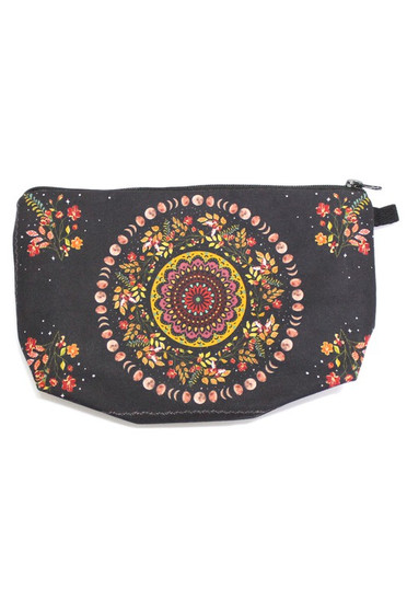Floral Aesthetic Makeup Pouch