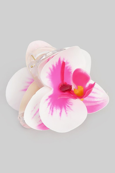 Small Orchid Hair Clip