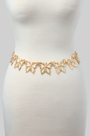 Cut Out Butterfly Link Chain Belt