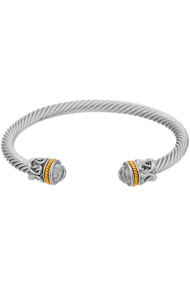 Cable Gemstone Bracelet