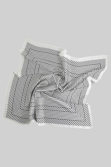 Silky Geo Print Scarf