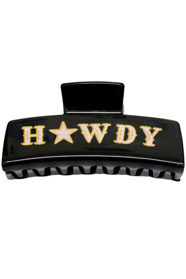 Howdy Claw Hair Clip