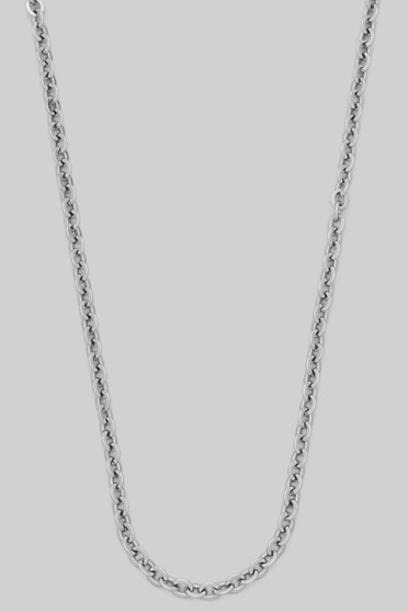Stainless Steel O Link Chain Necklace