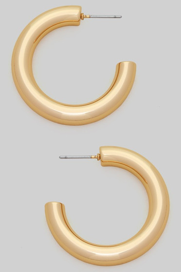 Lavish One And One Quarter Inch Hoop