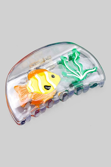 Fish And Kelp Clear Hair Clip