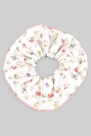 Colorful Country Flower Oversized Hair Scrunchie