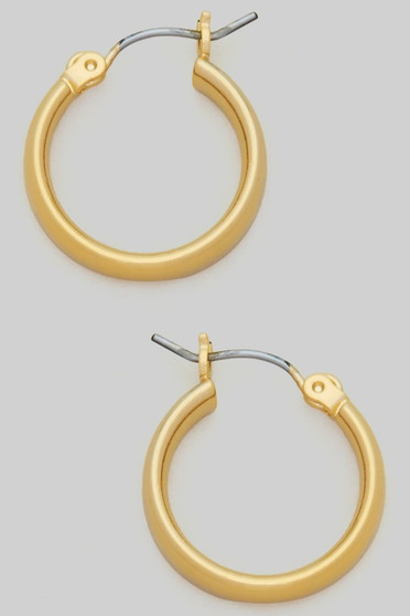 14K Gold Dipped Essential Small Hoops