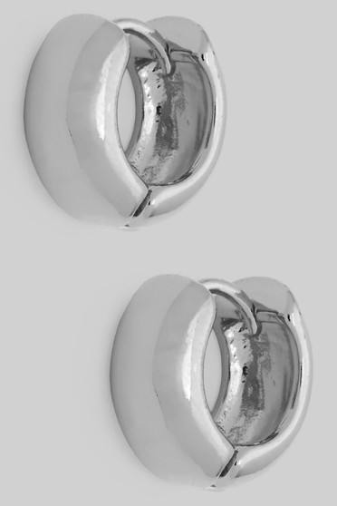 Must Have Essential Half Inch Brass Hinge Huggie Hoops
