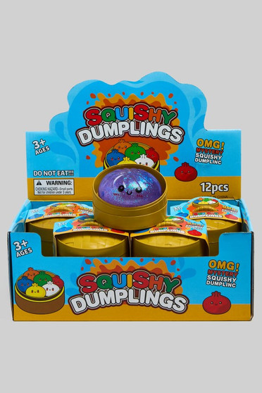 Clear Glittery Squishy Dumplings Mystery Dozen Pack