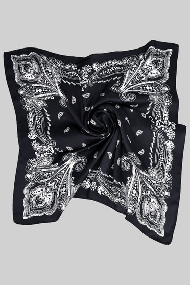 Super Soft Paisley Print Square Scarf